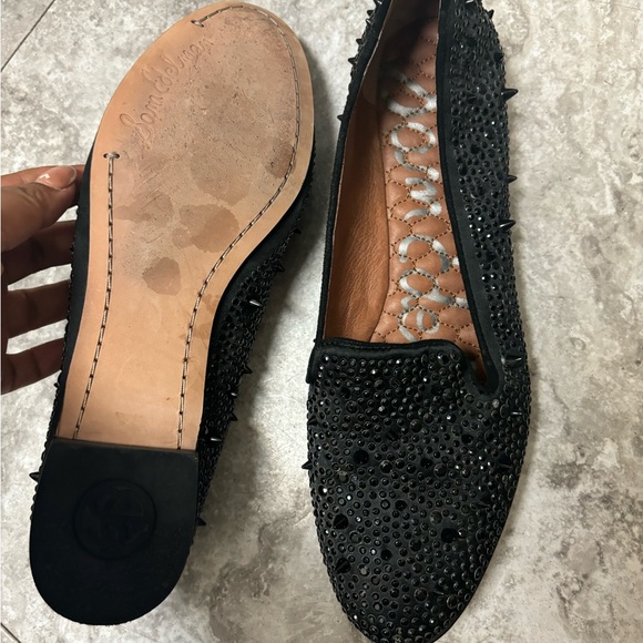 Sam Edelman Spike Loafers- Black 8 1/2 - Picture 3 of 3